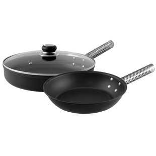 LLOYDPANS KITCHENWARE Non-Stick Aluminum Saute Pan with Lid