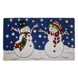 FIRST CONCEPT INC Non-Slip Christmas Outdoor Doormat