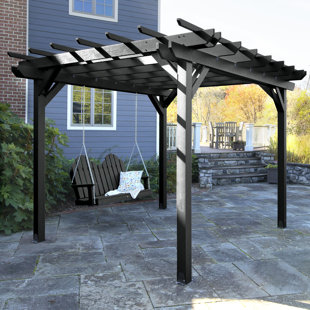 HIGHWOOD USA Highwood Bodhi Lawn & Garden Pergola with Highwood 4ft Classic Westport Swing