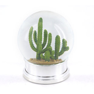 UNION RUSTIC Deluna Cactus Glitter Snow Globe