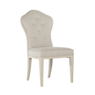 BERNHARDT East Hampton Tufted Upholstered Dining Chair in Gray