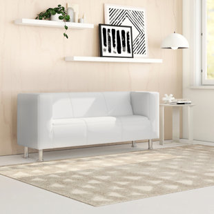 ZIPCODE DESIGN Wodera 3 Seater Faux Leather Sofa