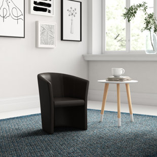 ZIPCODE DESIGN Julio Faux Leather Made to Order Barrel Chair