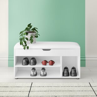 HASHTAG HOME 8 Pair Shoe Storage Bench