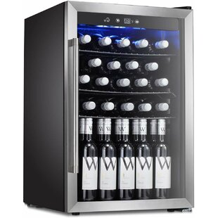 YUKOOL 4.4cu.ft Single Zone Freestanding Wine & Beverage Refrigerator