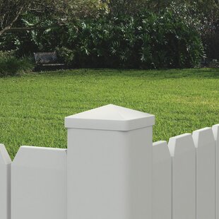 OUTDOOR ESSENTIALS Pyramid Vinyl Fence Post Cap