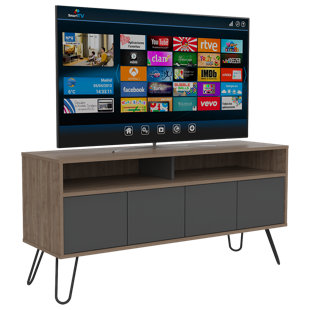 TRENT AUSTIN DESIGN Rocklin Wide Screen Tv Stand with Doors