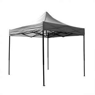 DAKOTA FIELDS Gunderson 3m x 3m Steel Pop-Up Gazebo