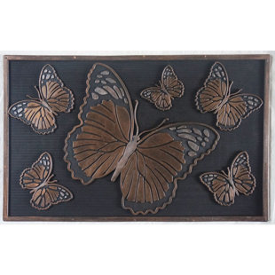 IH CASADÉCOR Butterflies Outdoor Doormat