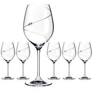 PIP STUDIO Six Silhouette Red Wine Glasses in a Gift Box (Set of 6)