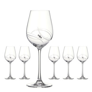 PIP STUDIO Six Atlantis White Wine Glasses - Gift Boxed (Set of 6)