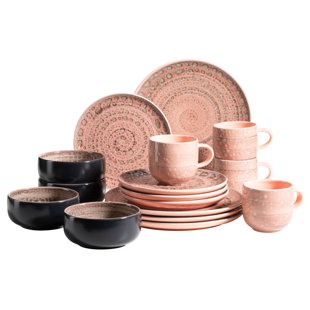 MÄSER Spicy Market 16 Piece Stoneware Dinnerware Set - Service for 4 (Set of 16)