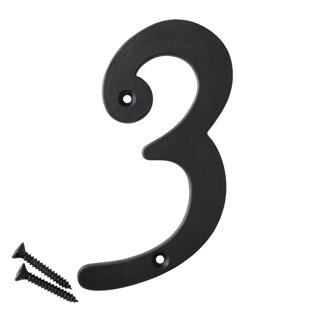 RCH SUPPLY COMPANY 5'' H Metal House Number