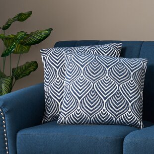 LE POUF Geometric Throw Pillow (Set of 2)