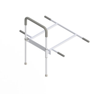 HEALTHCRAFT Smart-Rail: Dual Position Bed Rail, Pivoting Side Rail For Seniors Safety
