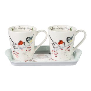 Wrendale Designs Snowy Day Mug and Tray Set