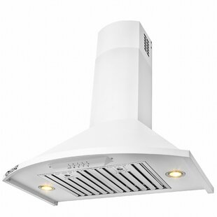 AKDY 30" Stainless Steel 343 CFM Convertible Wall Range Hood with Baffle Filter