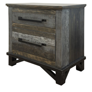 ARTISAN HOME FURNITURE Loft Solid Wood 2 Drawer Nightstand