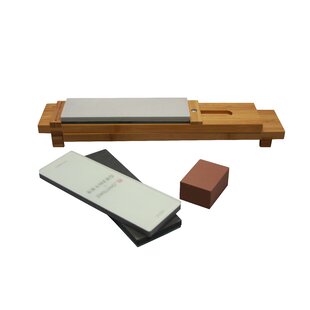 ZWILLING J.A. HENCKELS Zwilling JA Henckels Bob Kramer 6 Piece Glass Water Sharpening Stone Set