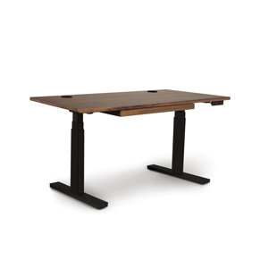 COPELAND FURNITURE Invigo Adjustable Solid Wood Top Standing Desk