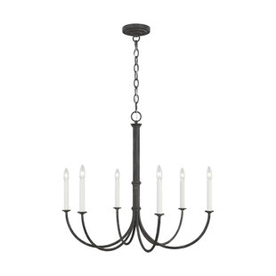 VISUAL COMFORT STUDIO Champlain 6 - Light Candle Style Classic / Traditional Chandelier by Chapman & Myers