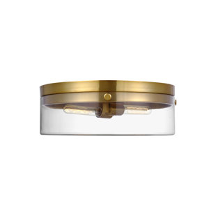 VISUAL COMFORT STUDIO Garrett 2-Light 18.37" Flush Mount by Chapman & Myers