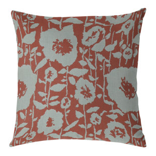 CASUAL CUSHION CORP. Floral Sunbrella® Indoor/Outdoor Throw Pillow