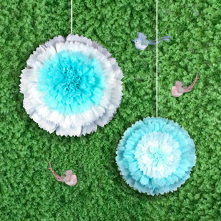 LUV RIBBONS 2 Piece Starburst Tissue Flower