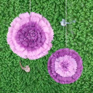 LUV RIBBONS Starburst Tissue Flower