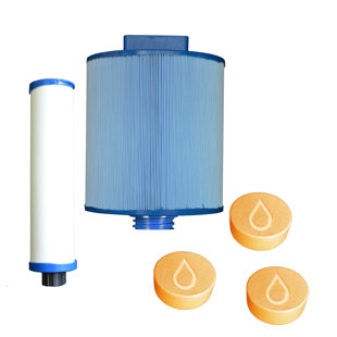 Cyanna Valley Spas , Antimicrobial Filter in Blue