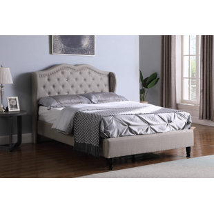 ROSDORF PARK Manos Upholstered Wingback Bed