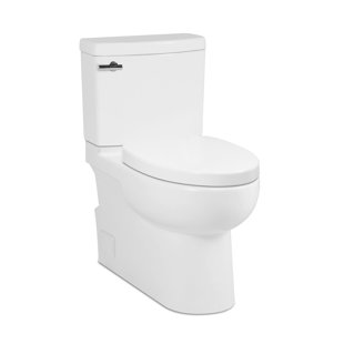 Icera Malibu 1.28 GPF Elongated Comfort Height Floor Mounted Two-Piece Toilet (Seat Included)