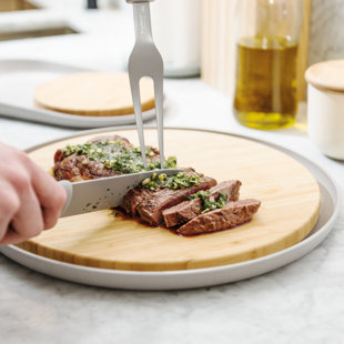 BergHOFF Leo 3pc Carving Set with Bamboo Cutting Board