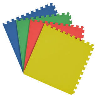 BEN AND JONAH 24'' L x 24'' W x 0.39'' Foam Tile