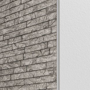 INNOVERA DECOR BY PALRAM 48'' L x 0.1'' W Tile Trim (Set of 2)