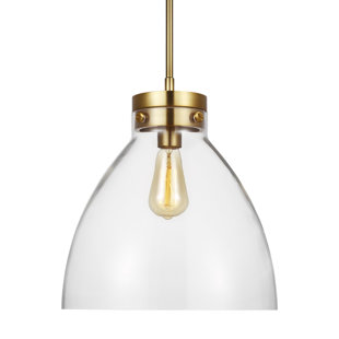 VISUAL COMFORT STUDIO Garrett 1 - Light Single Bell Pendant by Chapman & Myers