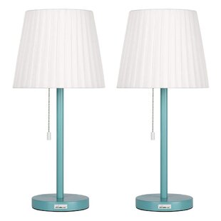 HAITRAL Metal Table Lamp (Set of 2)