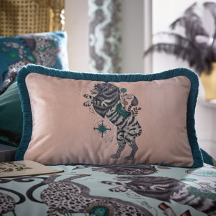 EMMA J SHIPLEY FOR CLARKE & CLARKE Caspian Boudoir Filled Cushion