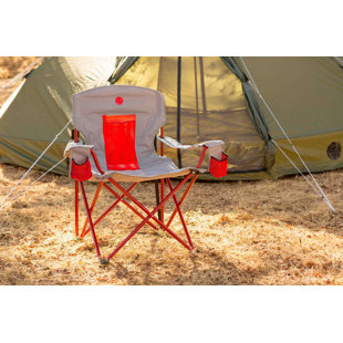 OMNICORE DESIGNS Omnicore Deisign XXL Oversized Heavy Duty Padded Mesh Quad Folding Camp Chair (500 Lb. Capacity)