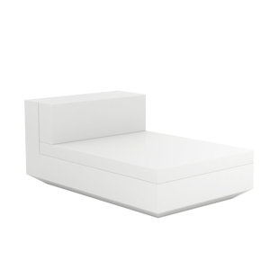 VONDOM Vela - Armless Chaise Lounge - Lacquered