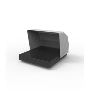 VONDOM Vela - Basic Daybed with Folding Canopy - 83"x76" - Lacquered