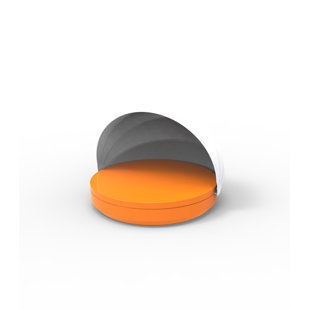 VONDOM Vela - Basic Daybed with Folding Canopy - 87.5"x85" - Lacquered