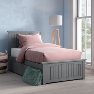Amodio 2 Drawer Solid Wood Platform Standard Bed by Mack & Milo™