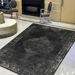 HR HANDCRAFT RUGS Hope Performance Graphite Rug