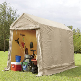 IMPACT SHELTER 6 Ft. W x 8 FT. D Steel Storage Shed