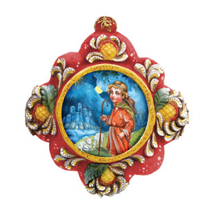 G DEBREKHT Treasured Memories Ceramic / Porcelain Holiday Shaped Ornament