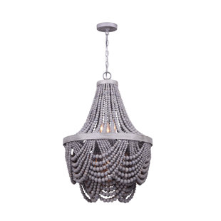 DAKOTA FIELDS Aspacio 6 - Light Dimmable Empire Chandelier