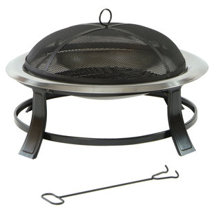 BELFRY HEATING Caleb Stainless Steel Fire Pit