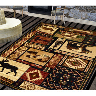 MILLWOOD PINES Alianna Power Loom Brown/Ivory Rug