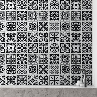 WALPLUS 5.91'' W x 5.91'' L PVC Peel and Stick Field Tile